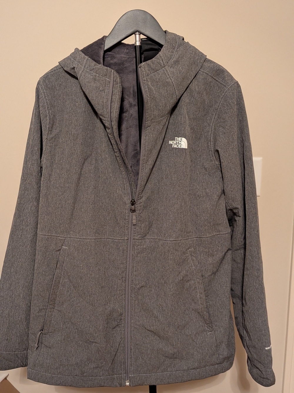 The North Face Women's Charcoal Hooded Performance Jacket